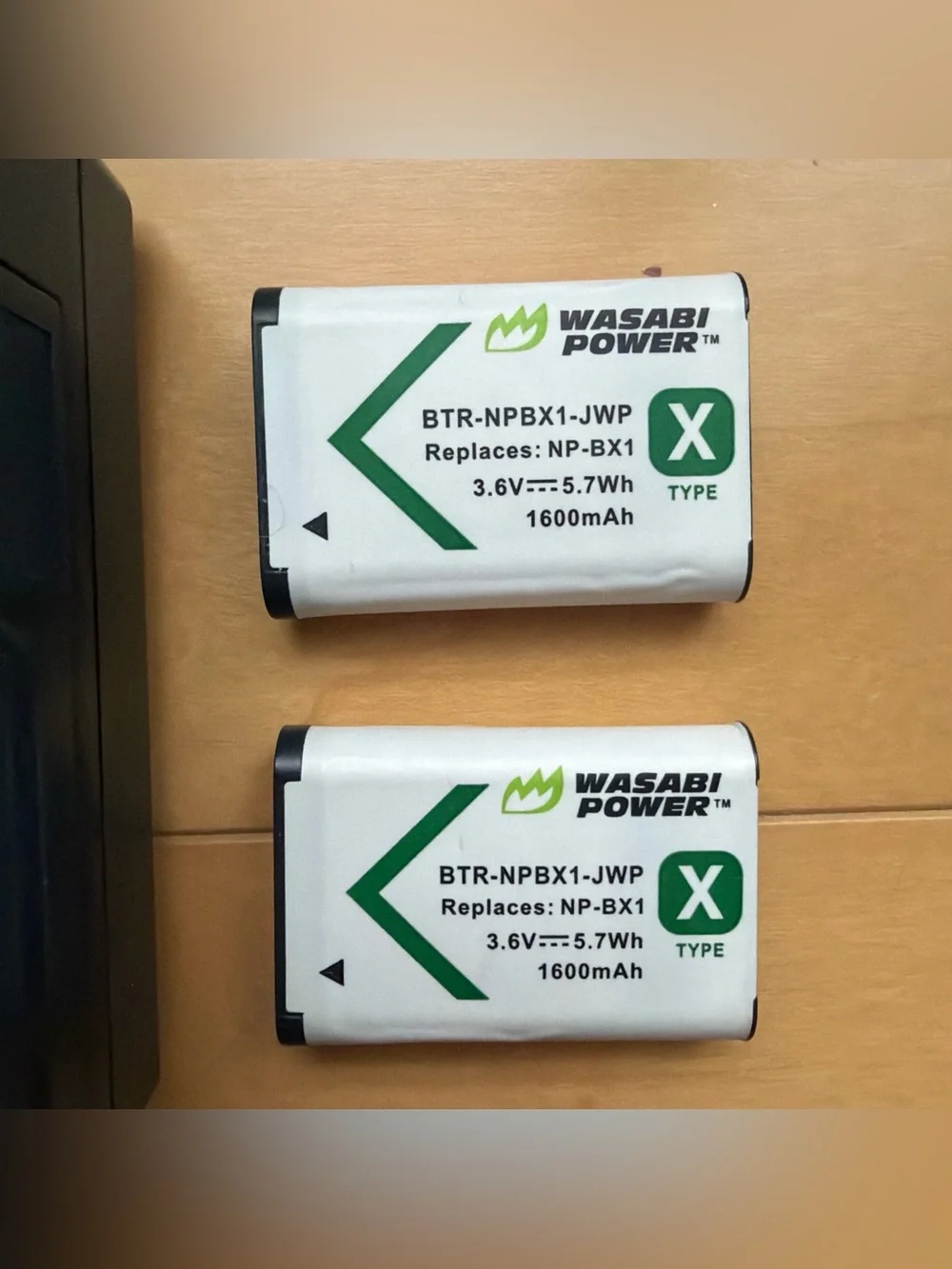 Wasabi Power Battery (2-Pack) and Dual Charger for Sony NP-BX1, NP-BX1/M8
